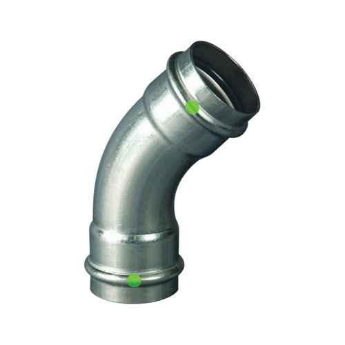 ProPress 316 Stainless Steel 45 deg Pipe Elbow