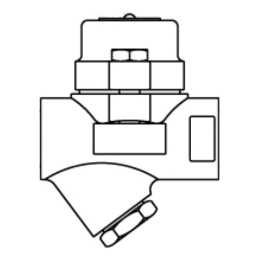 Spirax Sarco BPC32 Balanced Pressure Thermostatic Steam Trap Line Drawing