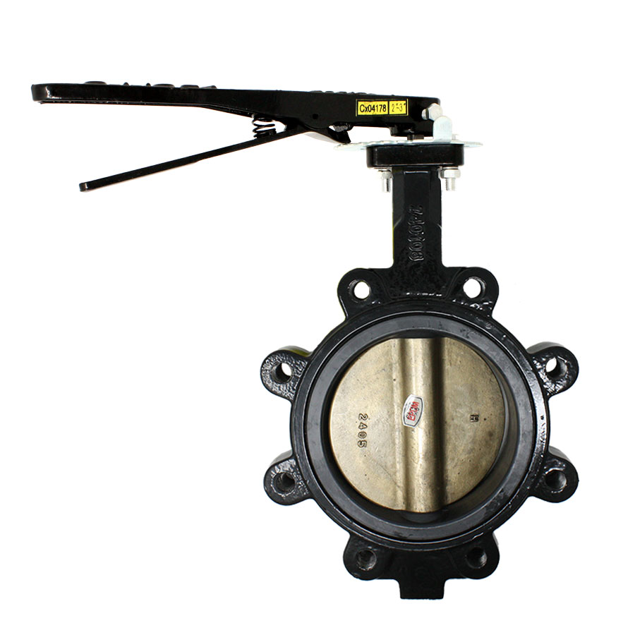 Apollo Lug Butterfly Valve with Lever Actuator and Bronze Disc