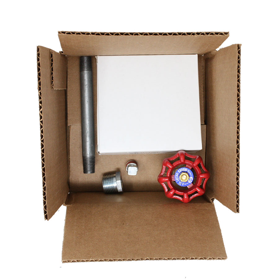 Fire Protection Riser Air Gauge Boxed Kit