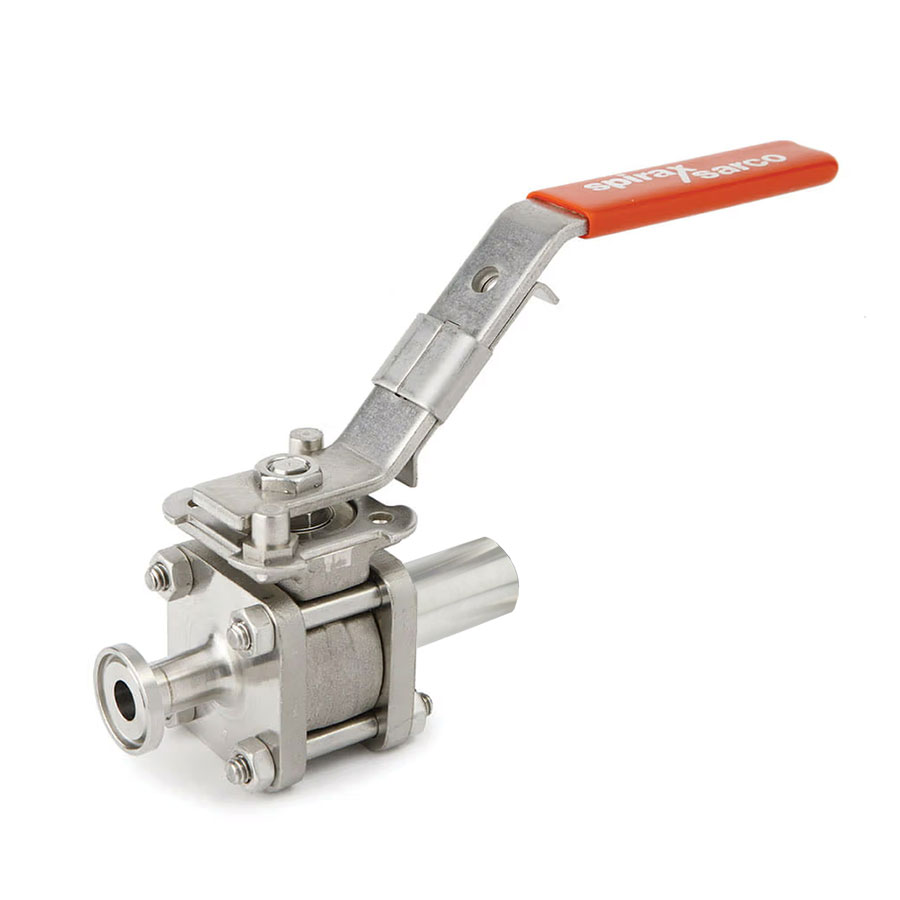 Spirax Sarco M70Vi Ball Valve with Tube x Clamp Ends