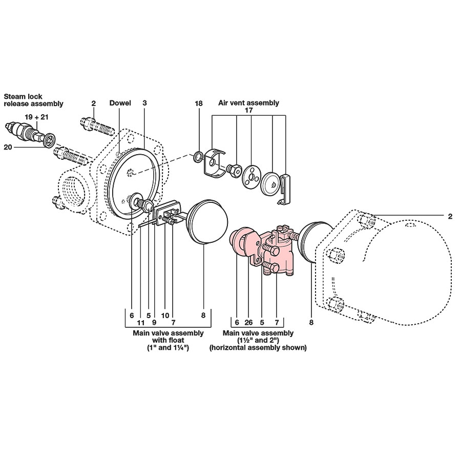 Spirax Sarco FT46 Main Valve Assembly