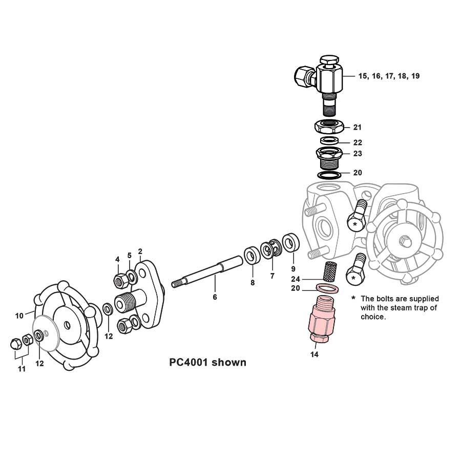 Spirax  BDV1 and BDV2 Blowdown and Gasket Kit