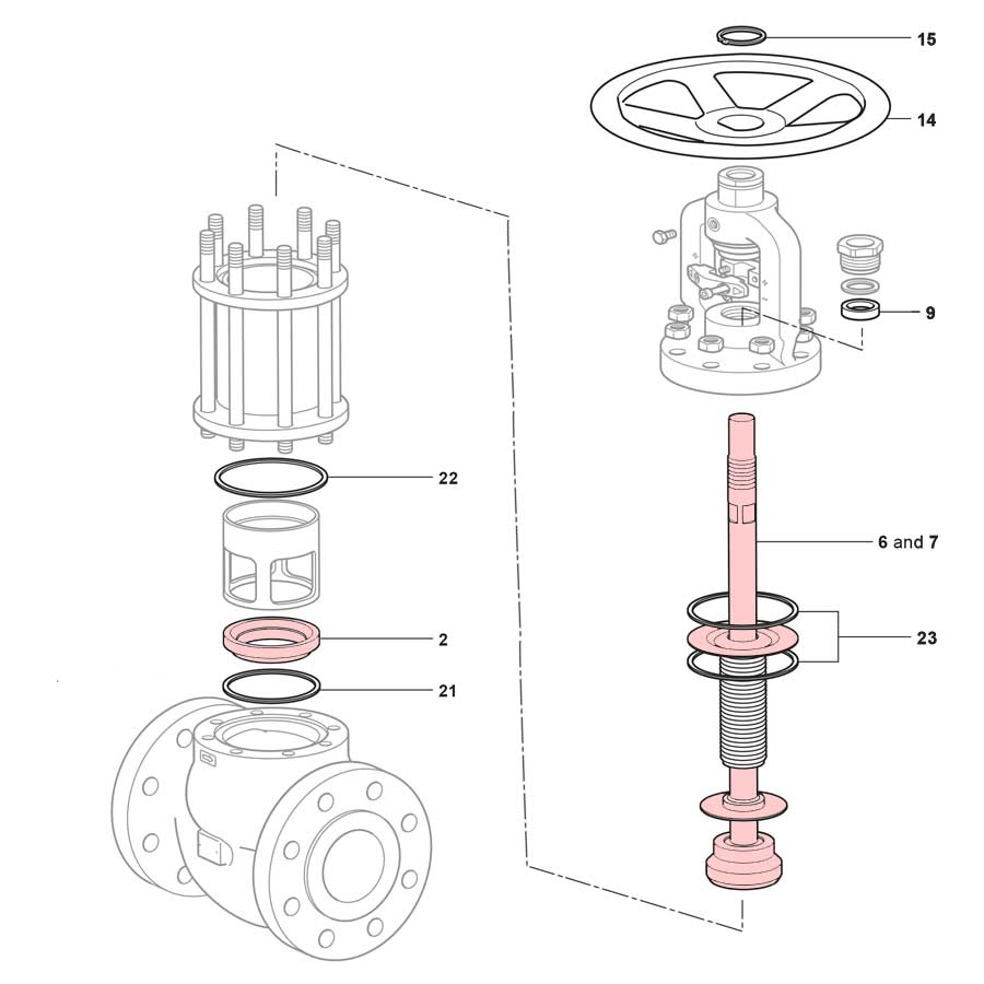 Spirax Sarco BSA3HP Stem and Bellows Assembly