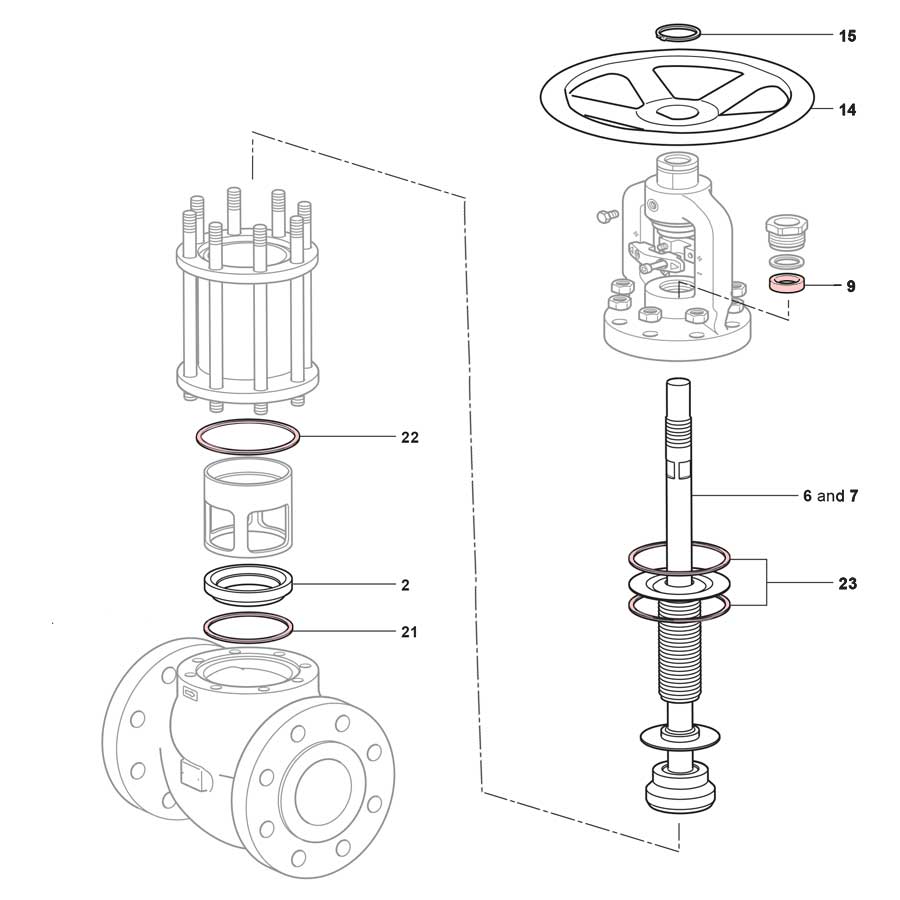 Spirax Sarco BSA3HP Gasket and Ring Kit