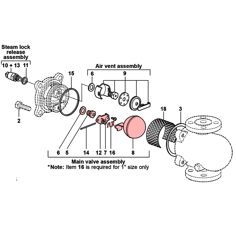 Spirax Sarco FTS14 Mechanism Assembly