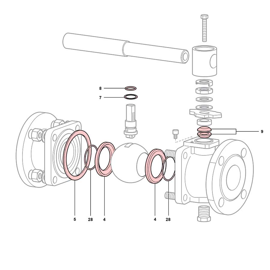 Spirax Sarco M33 Seat and Stem Seal Kit