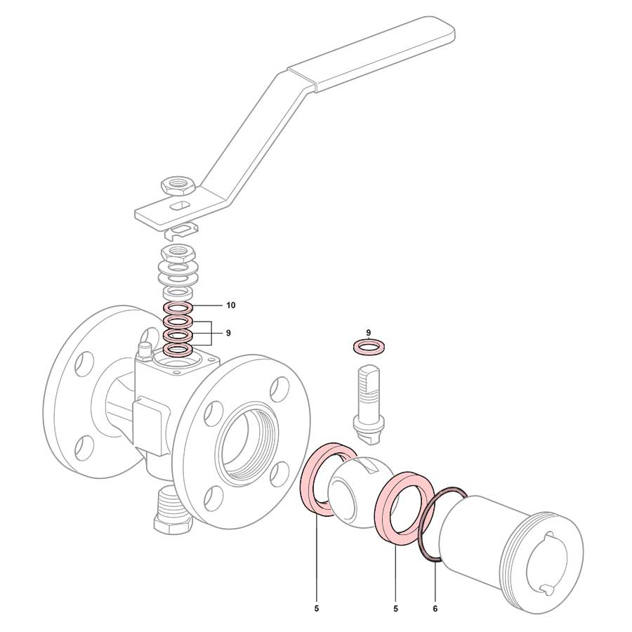 Spirax Sarco M40Si M40Vi Seat and Stem Seal Kit