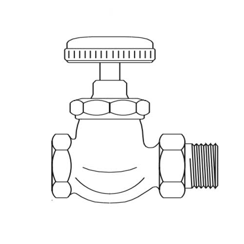 Spirax Sarco RV-ST Packless Radiator Supply Valve