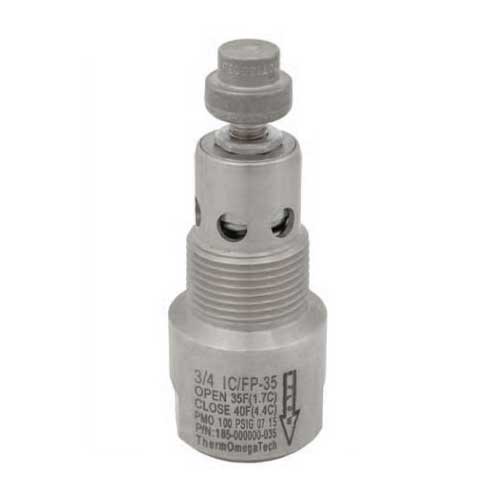 ThermOmegaTech IC/FP Valve, Stainless Steel