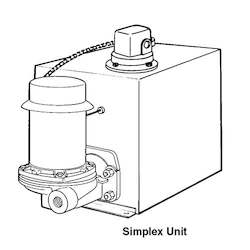 Spirax Sarco G Series Simplex Boiler Feed Pump Illustration