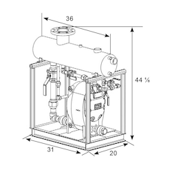 Spirax Sarco ES000102 Simplex PPEC Pump Package | Cooney Brothers