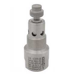 ThermOmegaTech IC/FP Valve, Stainless Steel