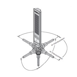 Trerice SX9 Thermometer Stem Rotation Illustration