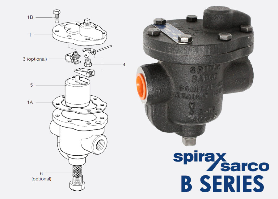 Spirax B Series Bucket Steam Traps